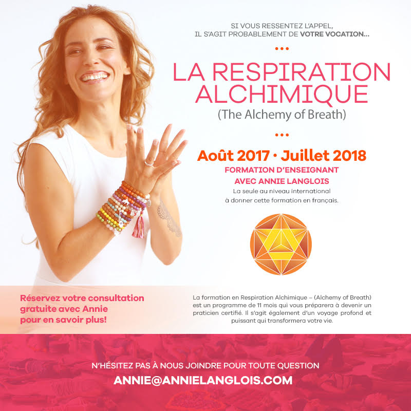 La Respiration Alchimique (Alchemy of Breath) - Certification Respiration Consciente 500h