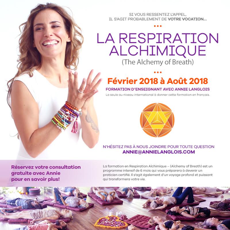 La Respiration Alchimique (Alchemy of Breath) - Certification Respiration Consciente 500h