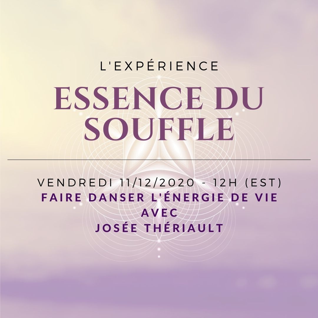 Faire danser l'énergie de vie 