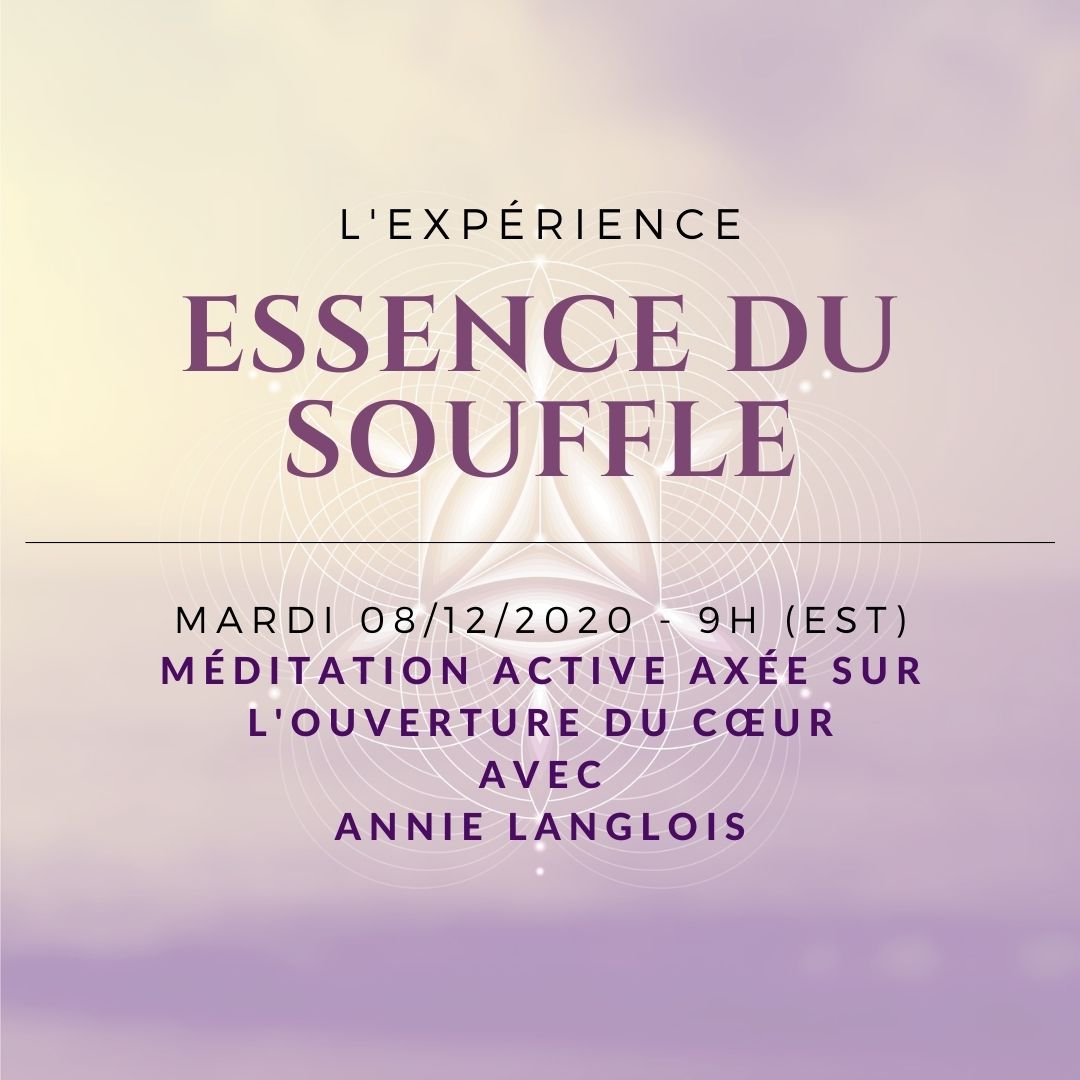 Méditation active axée sur l'ouverture du cœur 