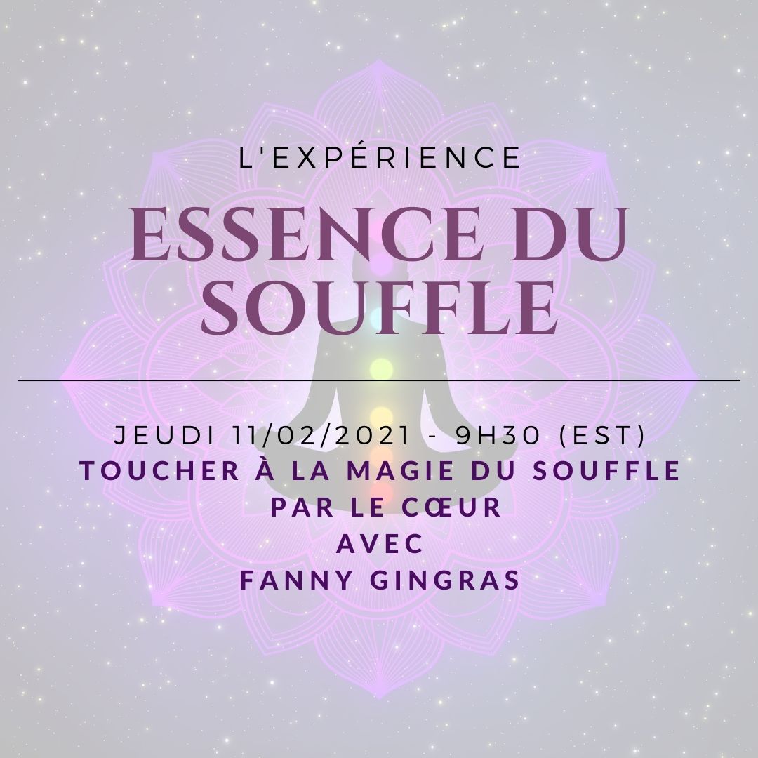 Toucher à la magie du souffle par le cœur 