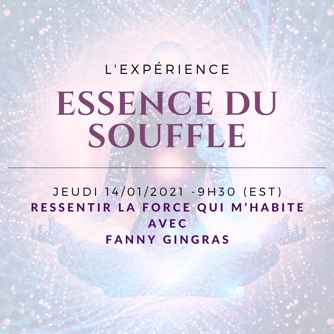 Ressentir la force qui m’habite 