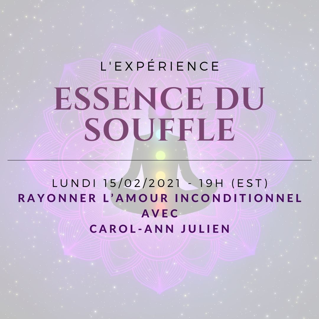 Rayonner l’amour inconditionnel